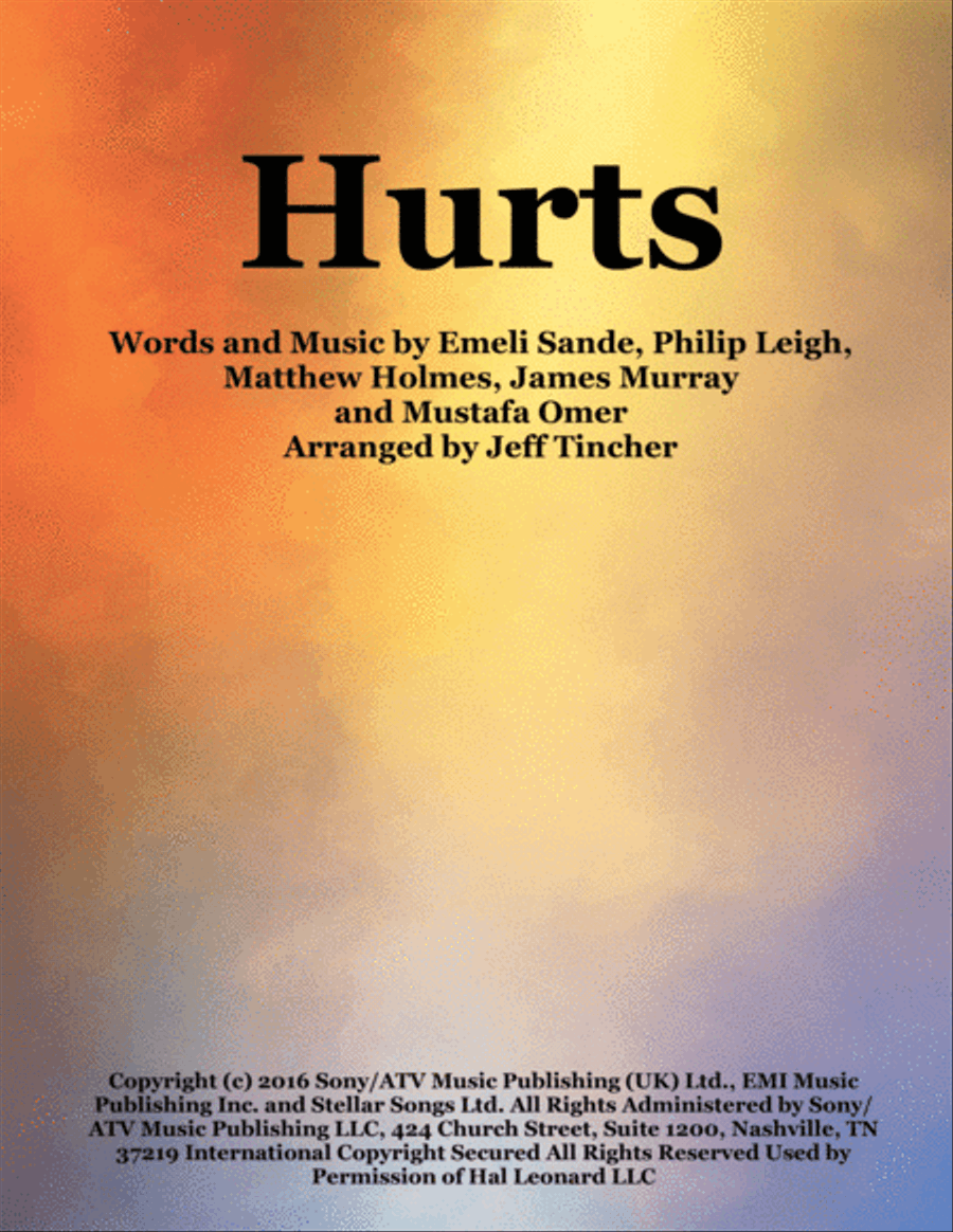 Hurts String Quartet scores gallery preview page 1