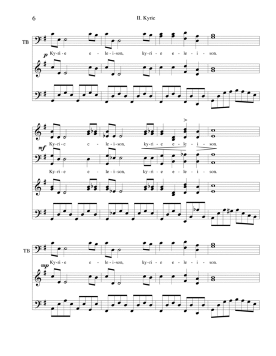 By His Grace 4-Part scores gallery preview page 6