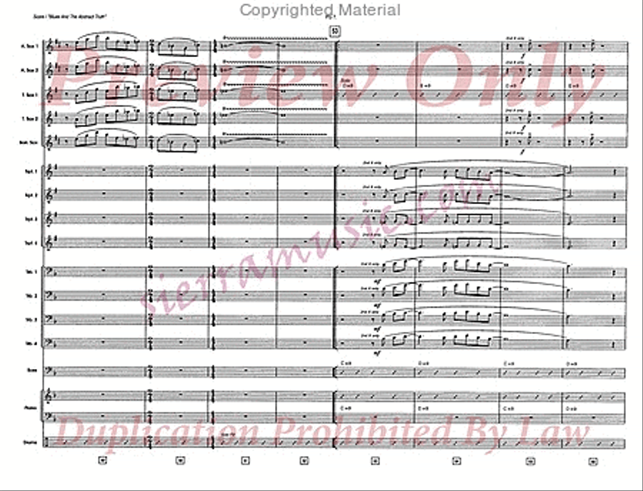 Blues And The Abstract Truth Big Band scores gallery preview page 8