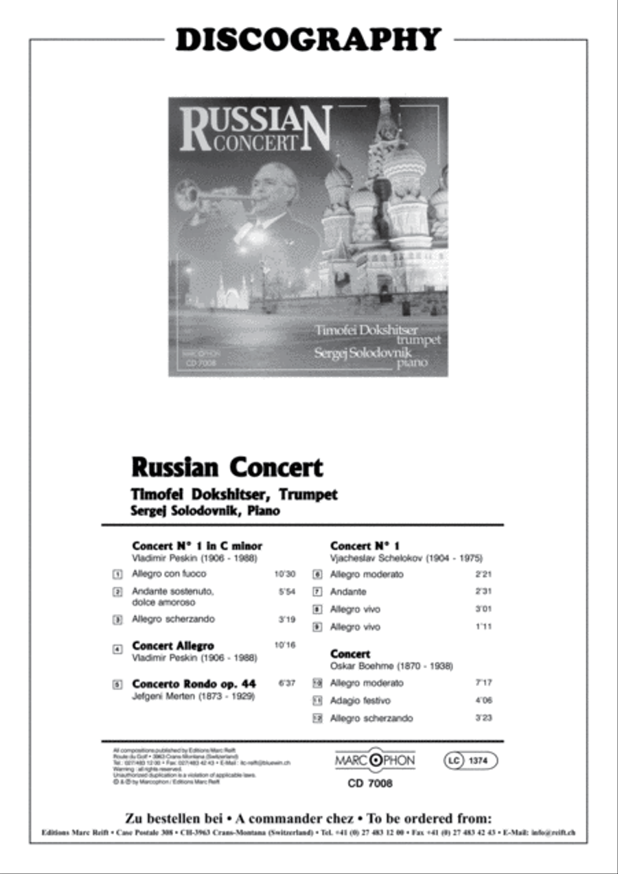 Konzert No. 2 Konzert Allegro Cornet scores gallery preview page 3
