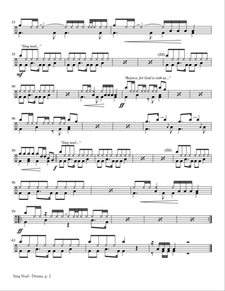 Sing Noel Unison Choir scores gallery preview page 10