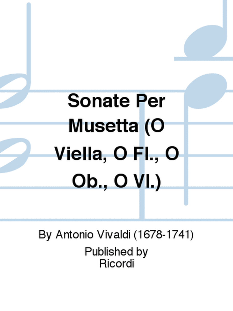 Sonata per Musetta e BC in Do Rv 54