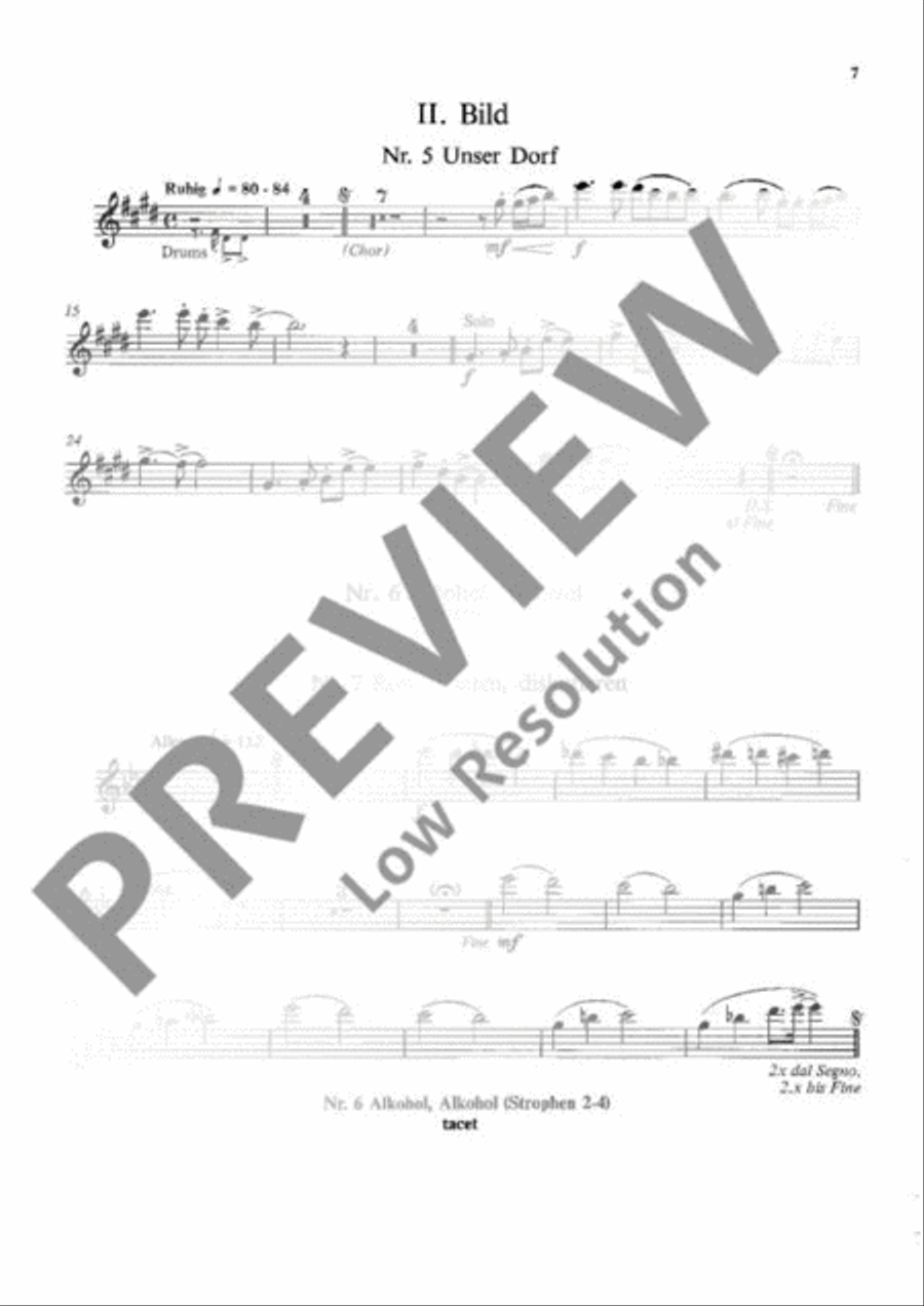Frieden auf dieser Welt Flute scores gallery preview page 8