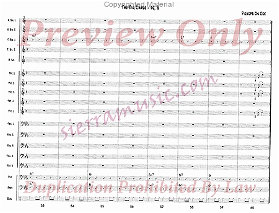 The Big Chase Jazz Ensemble scores gallery preview page 9