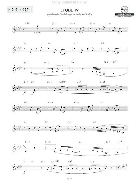 Reading Key Jazz Rhythms -- French Horn image number null
