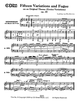Variations (15) And Fugue On An Original Theme (eroica Variations)
