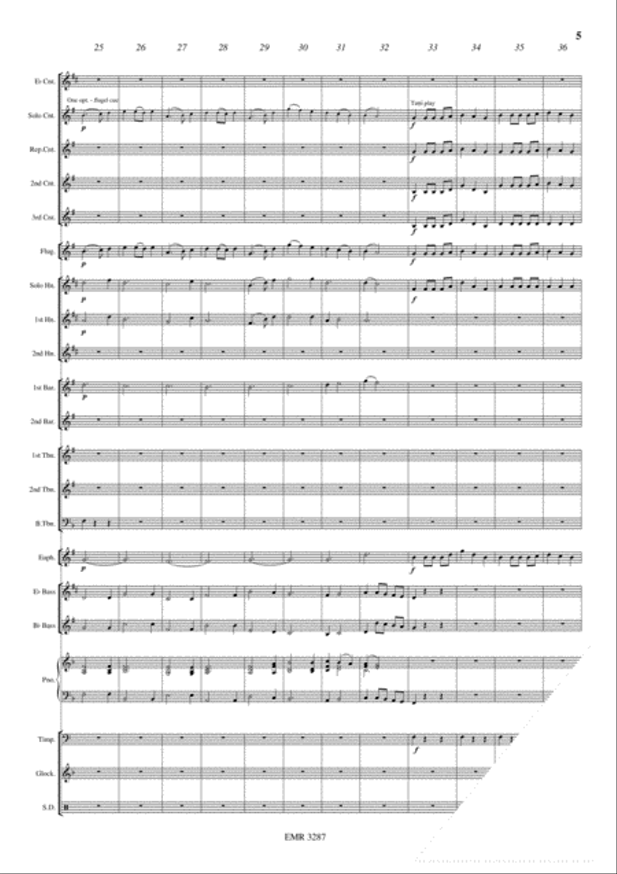 Royal Wedding Music Brass Band scores gallery preview page 6