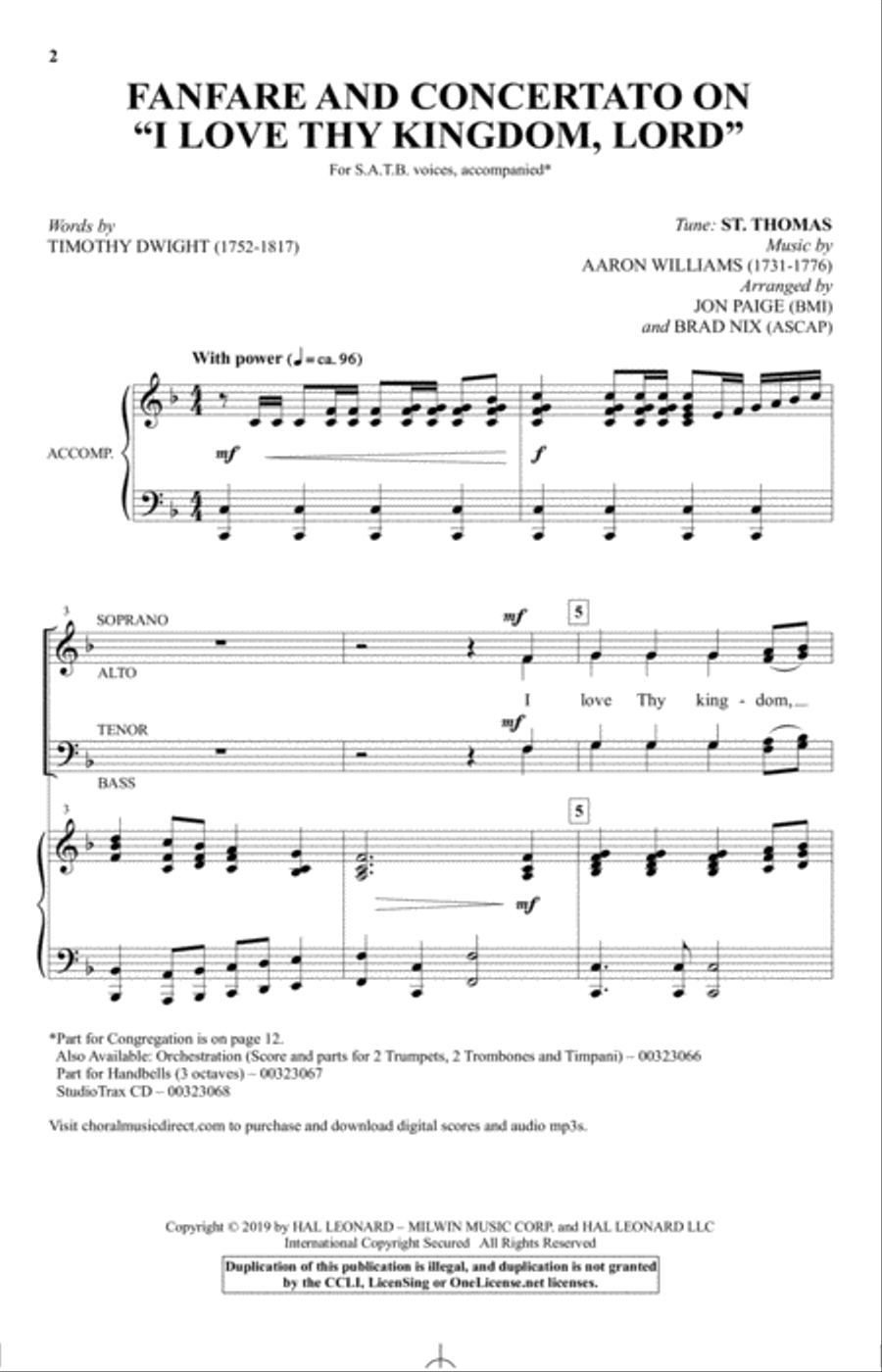 Fanfare And Concertato On 