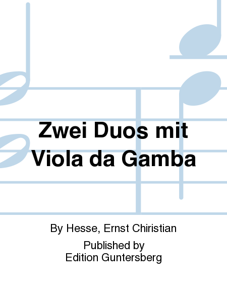 Zwei Duos mit Viola da Gamba