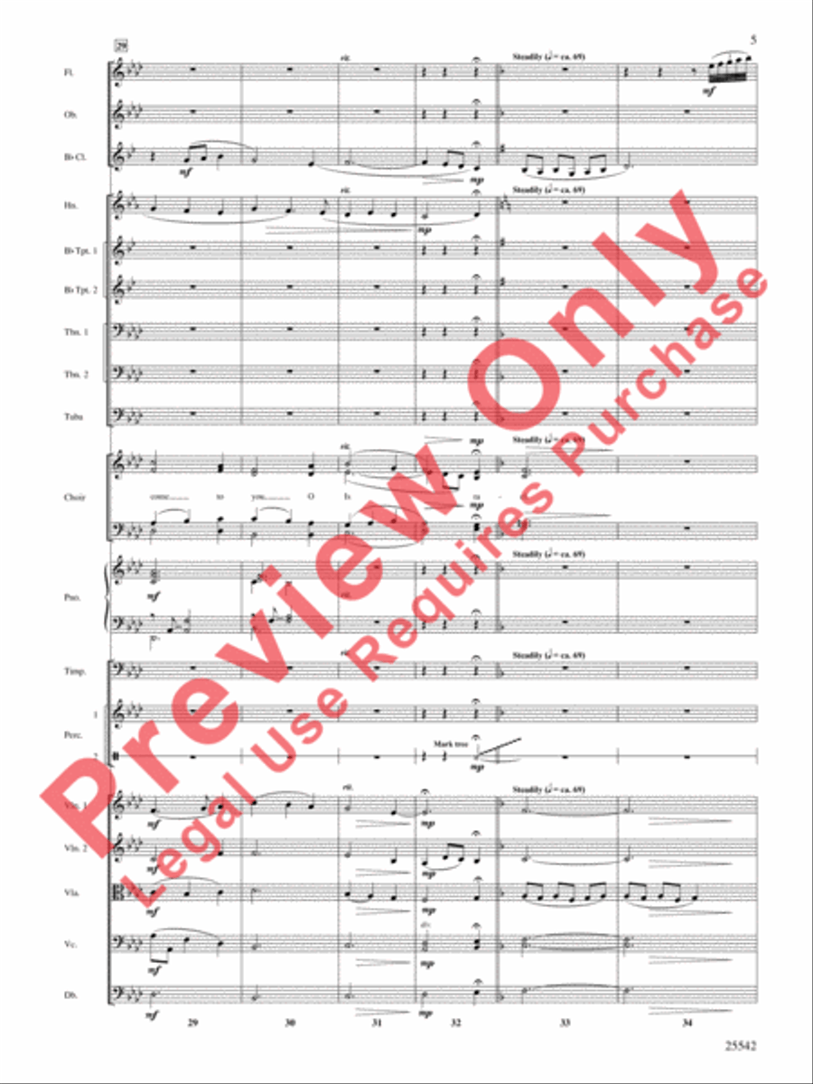 Glory to the Newborn King! Choir scores gallery preview page 6