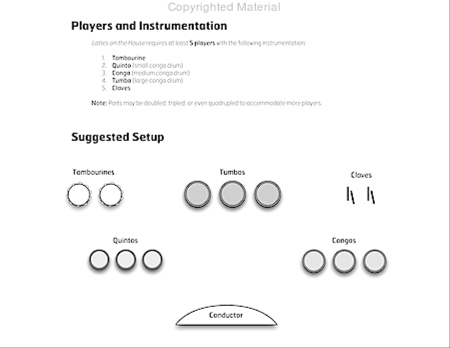 Lattes on the House Lattes on the House Percussion Ensemble scores gallery preview page 4