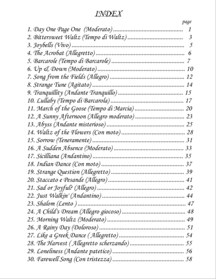 From a Diary of a Child (flute - piano version) Flute Solo scores gallery preview page 3