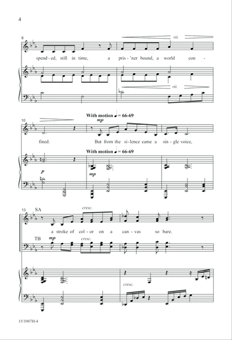 Music, Sing On! 4-Part scores gallery preview page 5