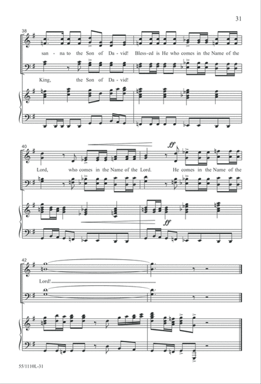 The Living Last Supper 4-Part scores gallery preview page 32