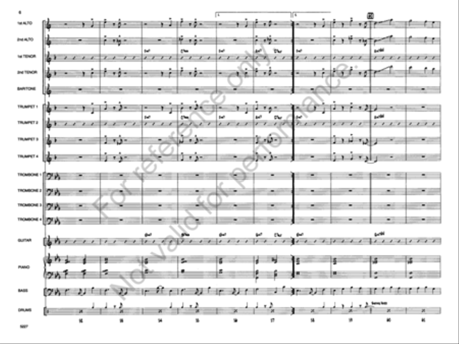 Avalon Jazz Ensemble scores gallery preview page 7