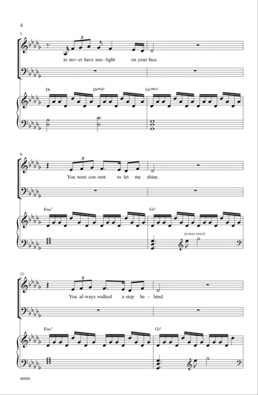 The Wind Beneath My Wings Choir scores gallery preview page 2