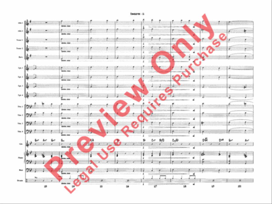 A Big Band Christmas A Big Band Christmas Jazz Ensemble scores gallery preview page 18