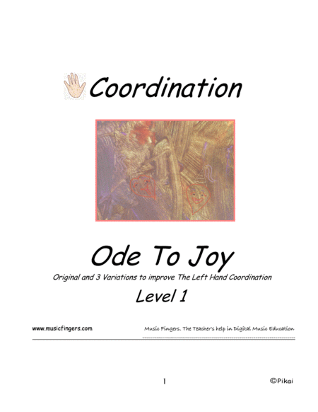 Ode to Joy. Lev. 1. Coordination image number null
