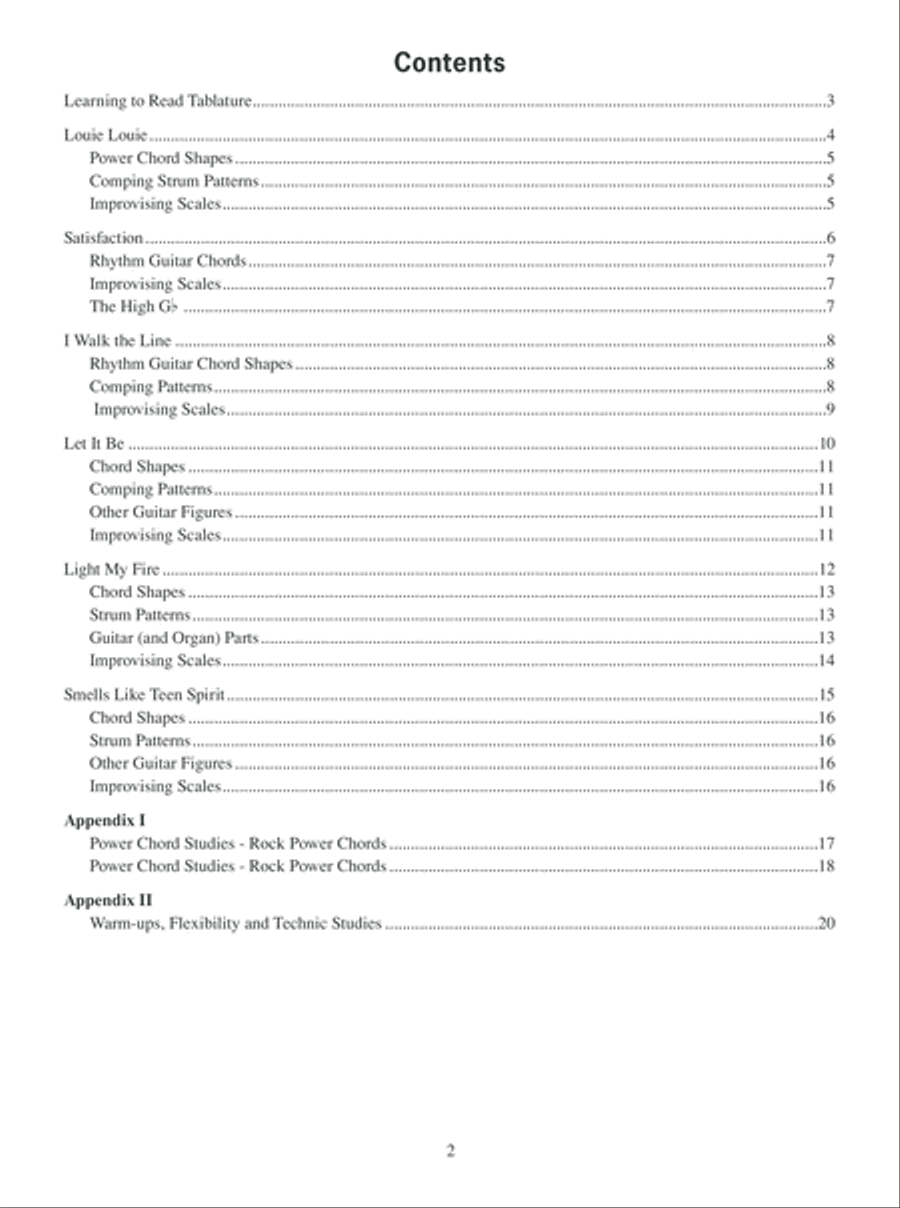 Modern Guitar Method Grade 1: Play All-Time Favorite Hits by Ear Guitar scores gallery preview page 3