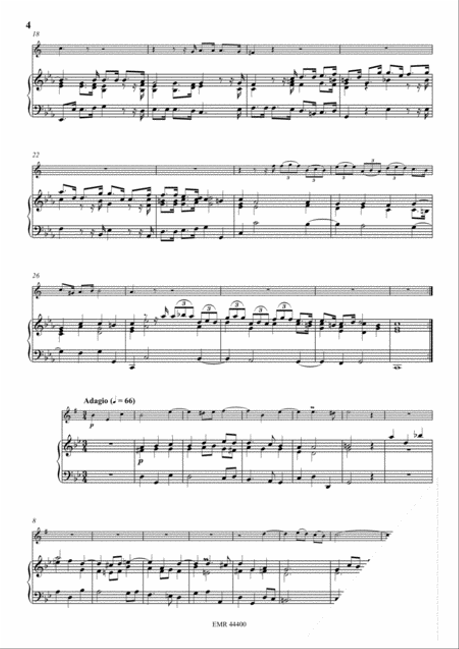 Sonate C Minor Sonate C Minor Harpsichord scores gallery preview page 4