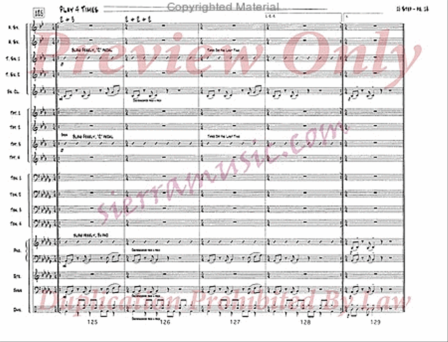 Boop Boo Be Doop Jazz Ensemble scores gallery preview page 19