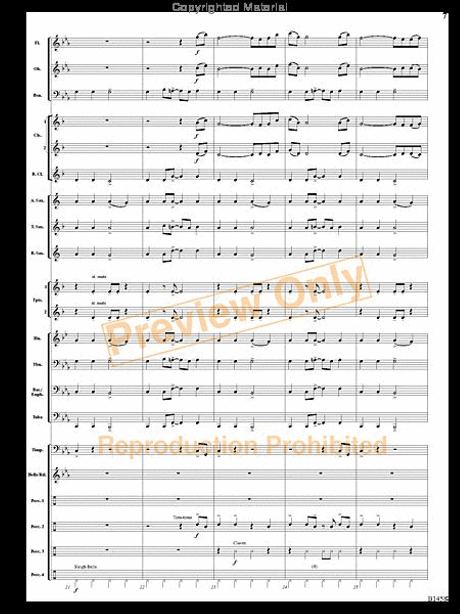 Stone Serpent Mound Concert Band scores gallery preview page 6