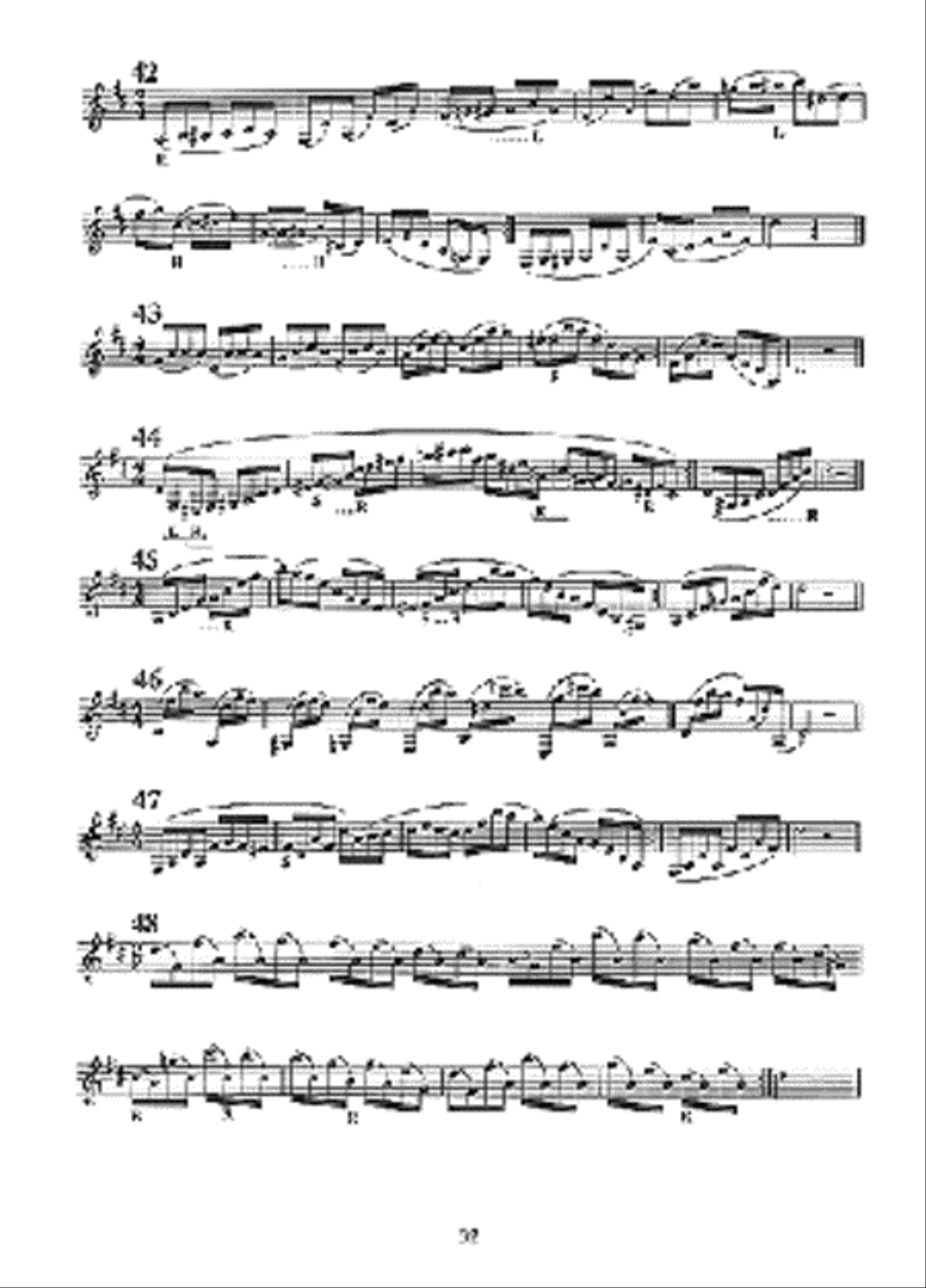 Tone, Technique & Staccato Clarinet scores gallery preview page 3