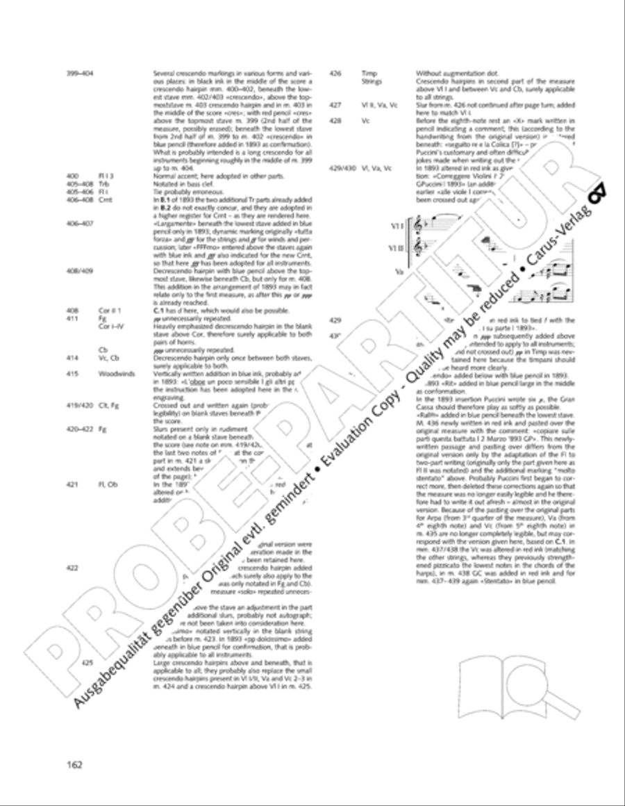 Edizione Nazionale delle Opere di Giacomo Puccini. II. Instrumental music; 1. Works for orchestra (vol. II/1) Score scores gallery preview page 209