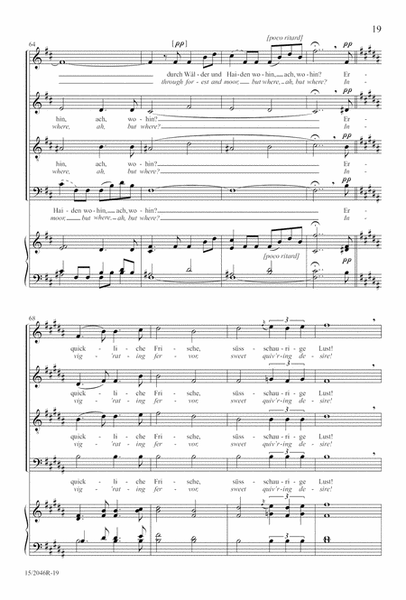 Two Mendelssohn Part Songs: 1. Im Walde 2. Jaglied image number null