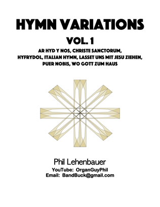 Book cover for Hymn Variations 1, by Phil Lehenbauer