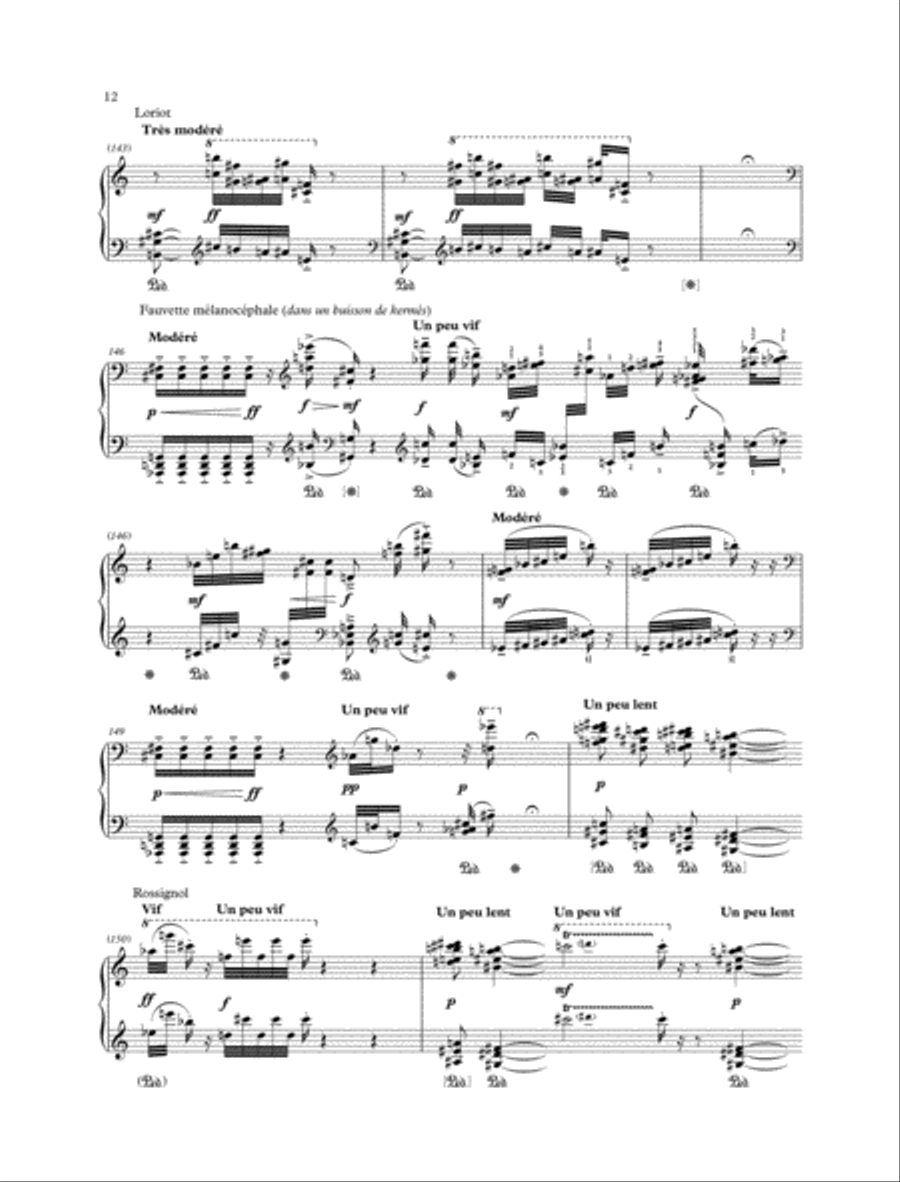 La Fauvette Passerinette Piano Solo scores gallery preview page 3