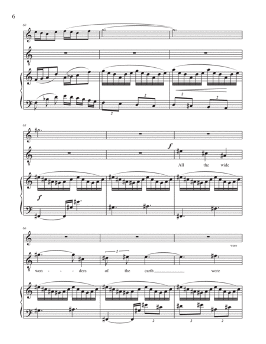 The Poet's Pen for Tenor, Oboe and Piano Small Ensemble scores gallery preview page 6
