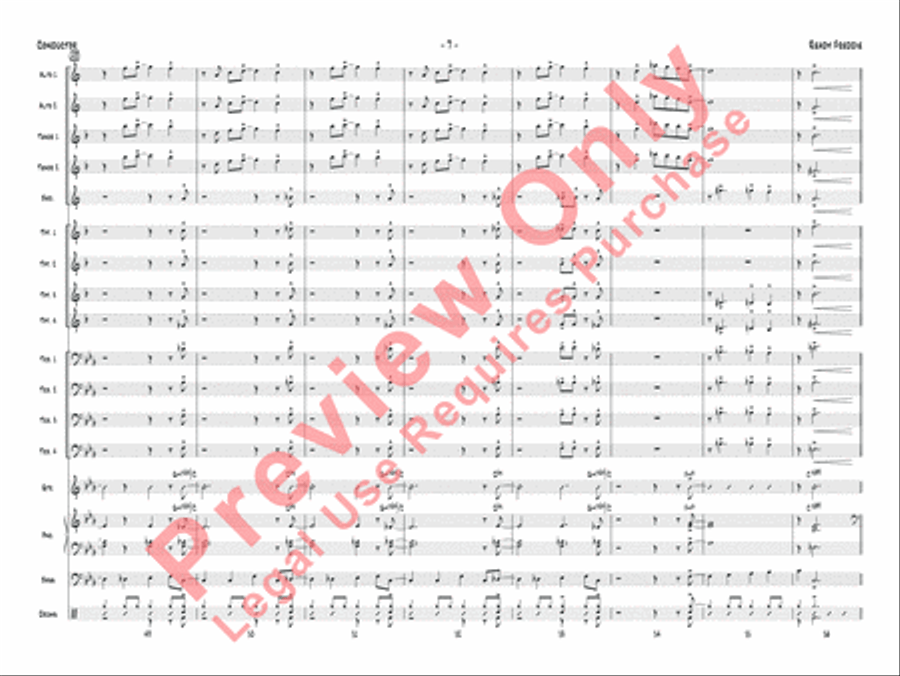 Ready Freddie Jazz Ensemble scores gallery preview page 10