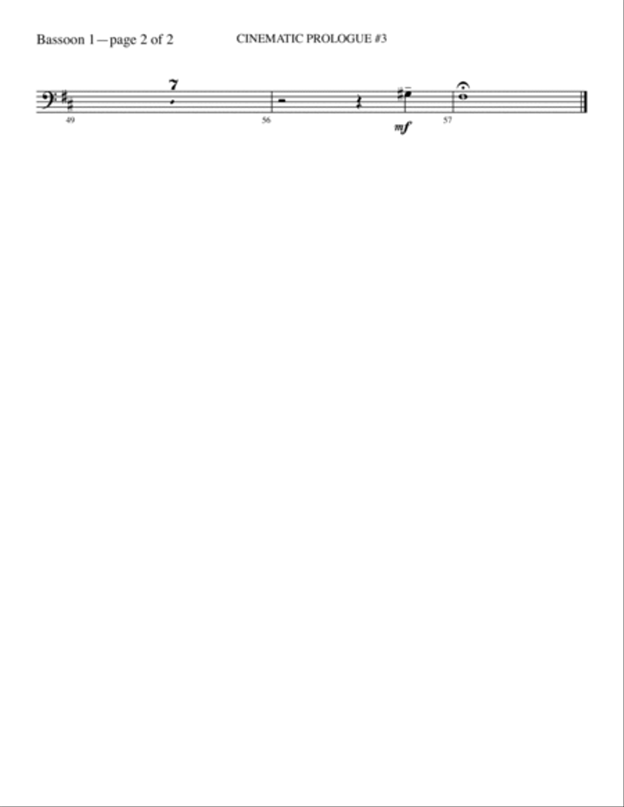 CINEMATIC PROLOGUE #3 Full Orchestra scores gallery preview page 4