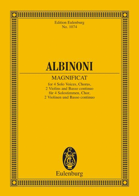 Albinoni Magnificat Min.score