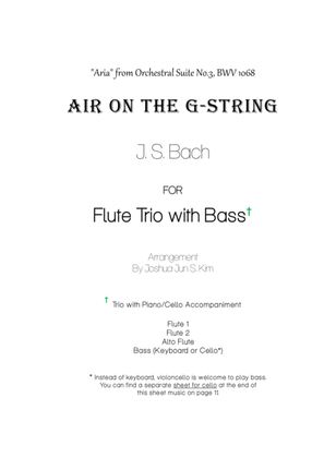 Book cover for Air on the G-String for Flute Trio with Bass