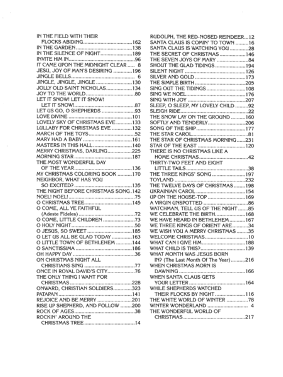 170 Christmas Songs and Carols Piano, Vocal, Guitar scores gallery preview page 3