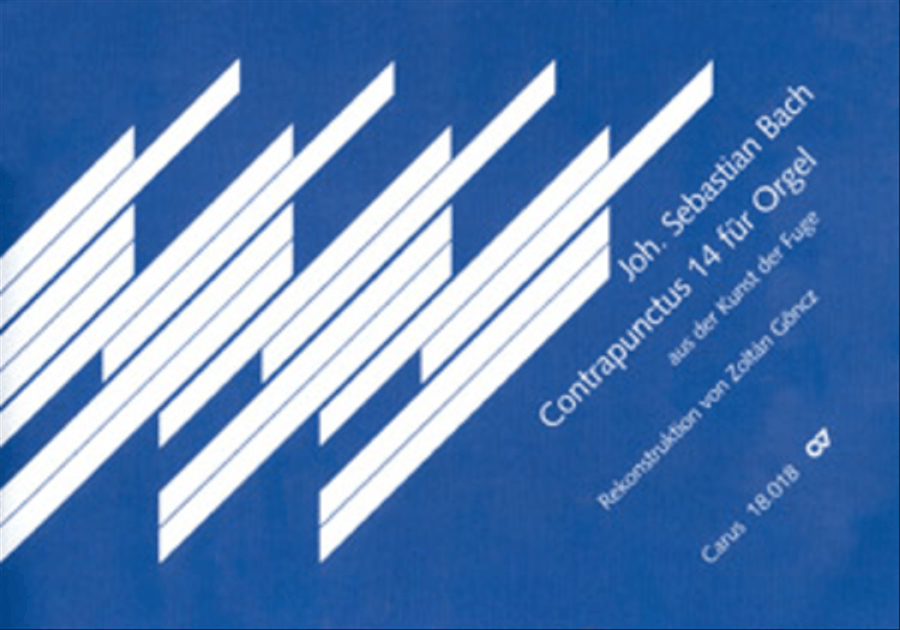 Contrapunctus 14 fur Orgel