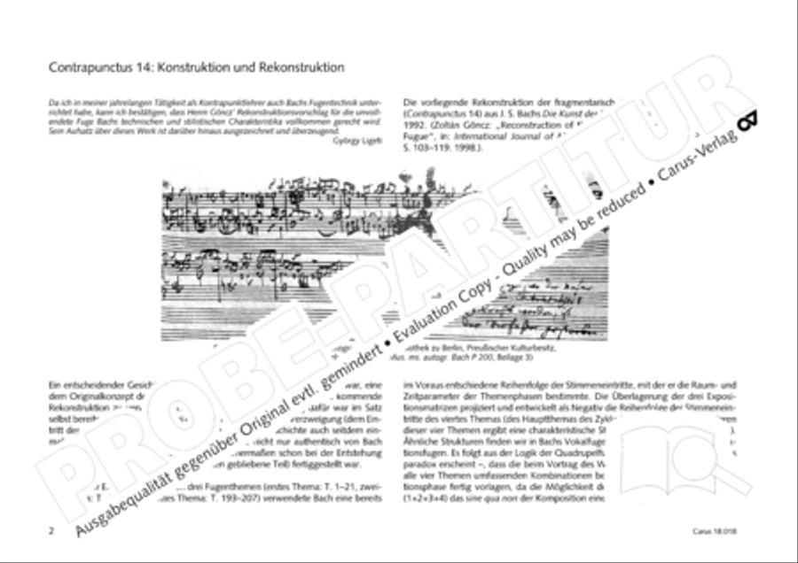<br>Extrait de partition