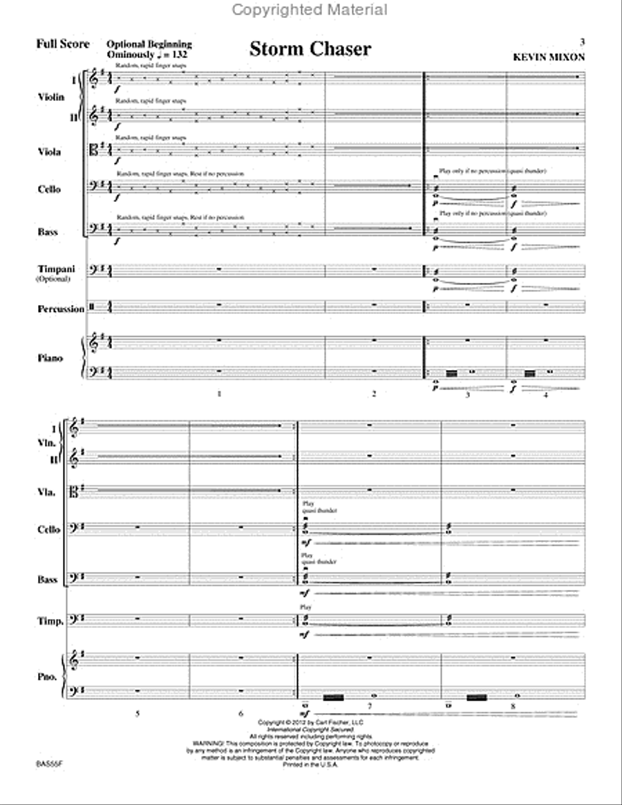 Storm Chaser String Orchestra scores gallery preview page 2