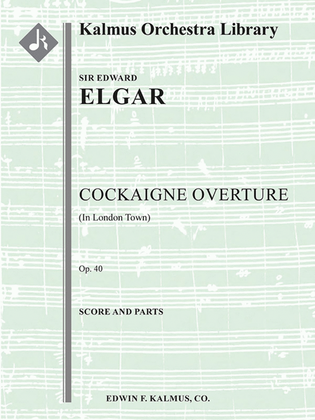 Book cover for Cockaigne Overture (In London Town), Op. 40