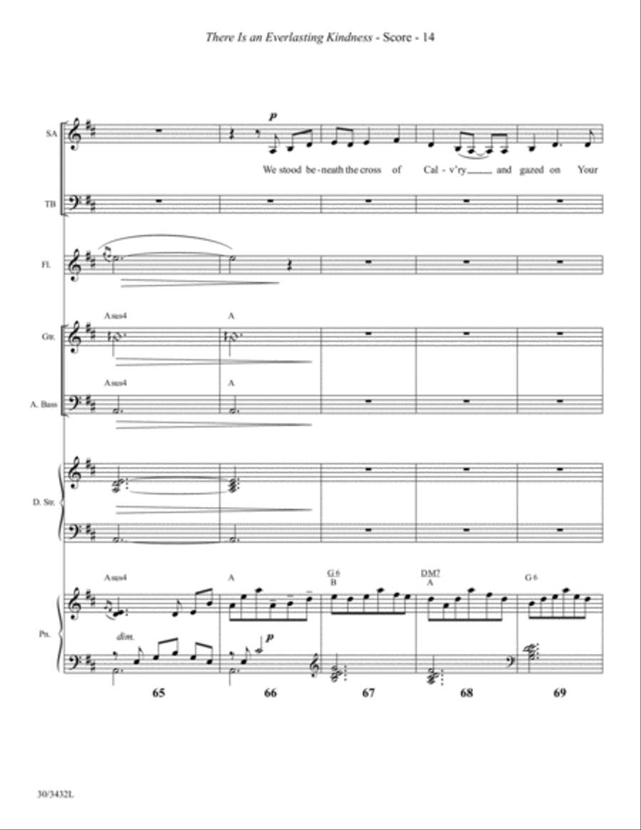 There Is an Everlasting Kindness - Instrumental Ensemble Score and Parts Choir scores gallery preview page 17