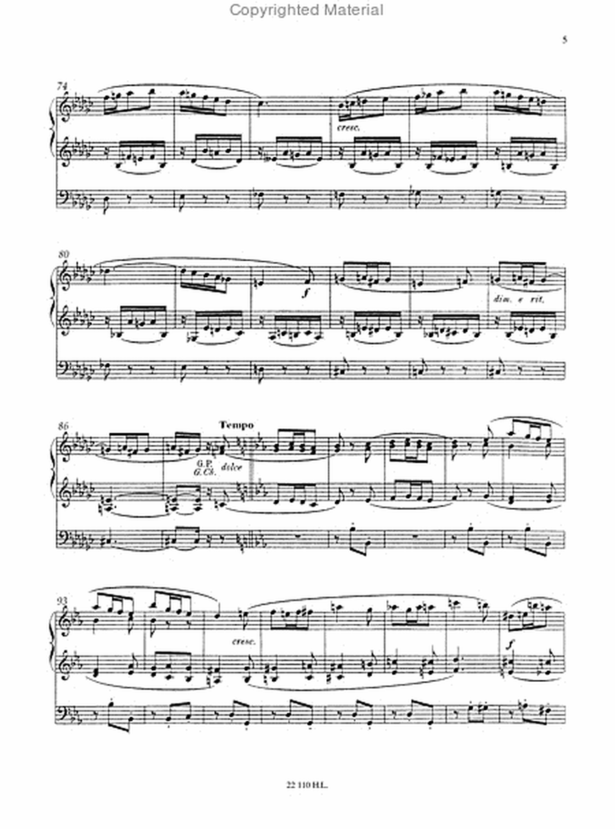 Pieces de fantaisie Op. 55 suite No. 4