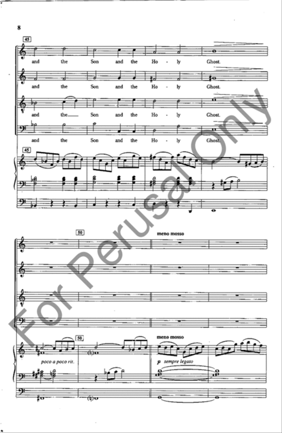 Go Ye Therefore And Teach All Nations 4-Part scores gallery preview page 7