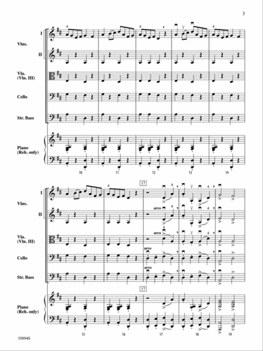 Danish Dance Danish Dance String Orchestra scores gallery preview page 3