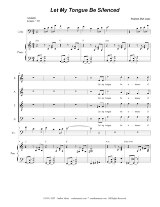 Let My Tongue Be Silenced (Solo and SATB)