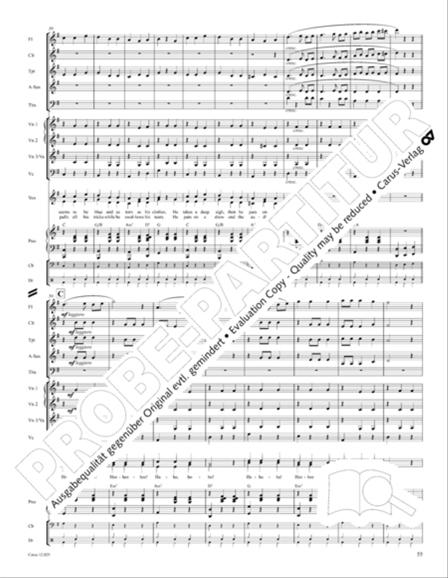 Circus Allegro Circus Allegro Choir scores gallery preview page 56