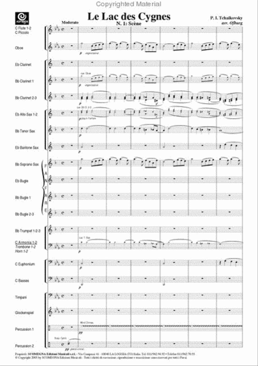 Swan Lake - Suite Swan Lake - Suite Concert Band scores gallery preview page 3