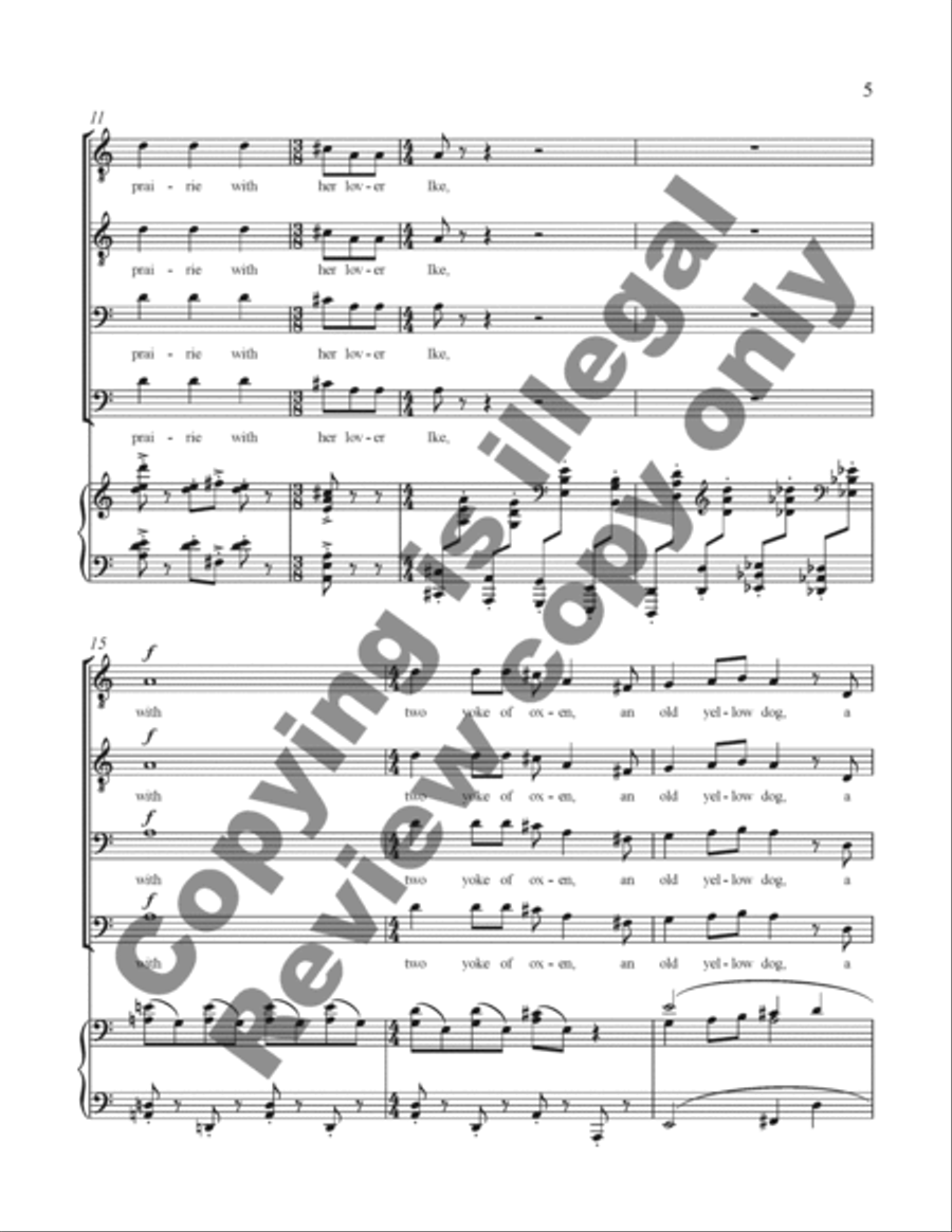 Sweet Betsy Sweet Betsy TTBB scores gallery preview page 24