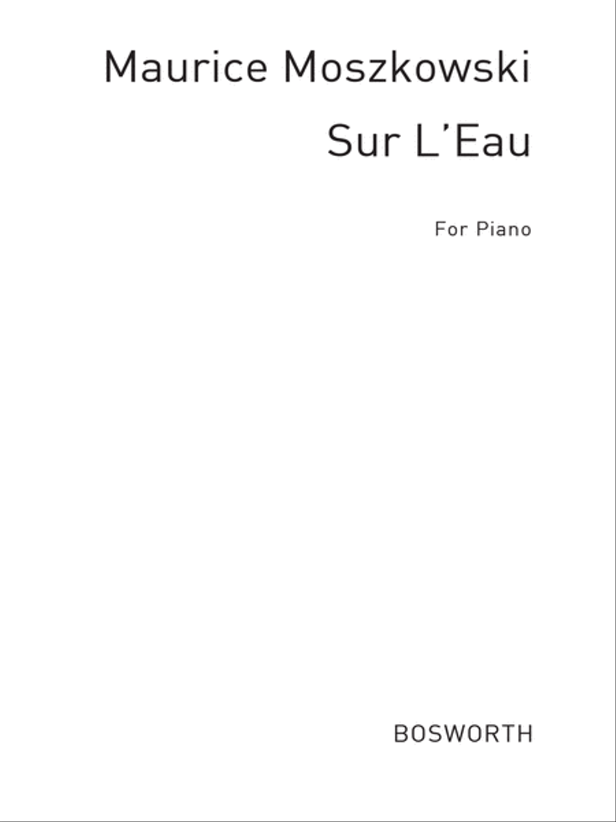 Sur L'eau Op.83/2 Sur L'eau Op.83/2 Piano Solo scores gallery preview page 1